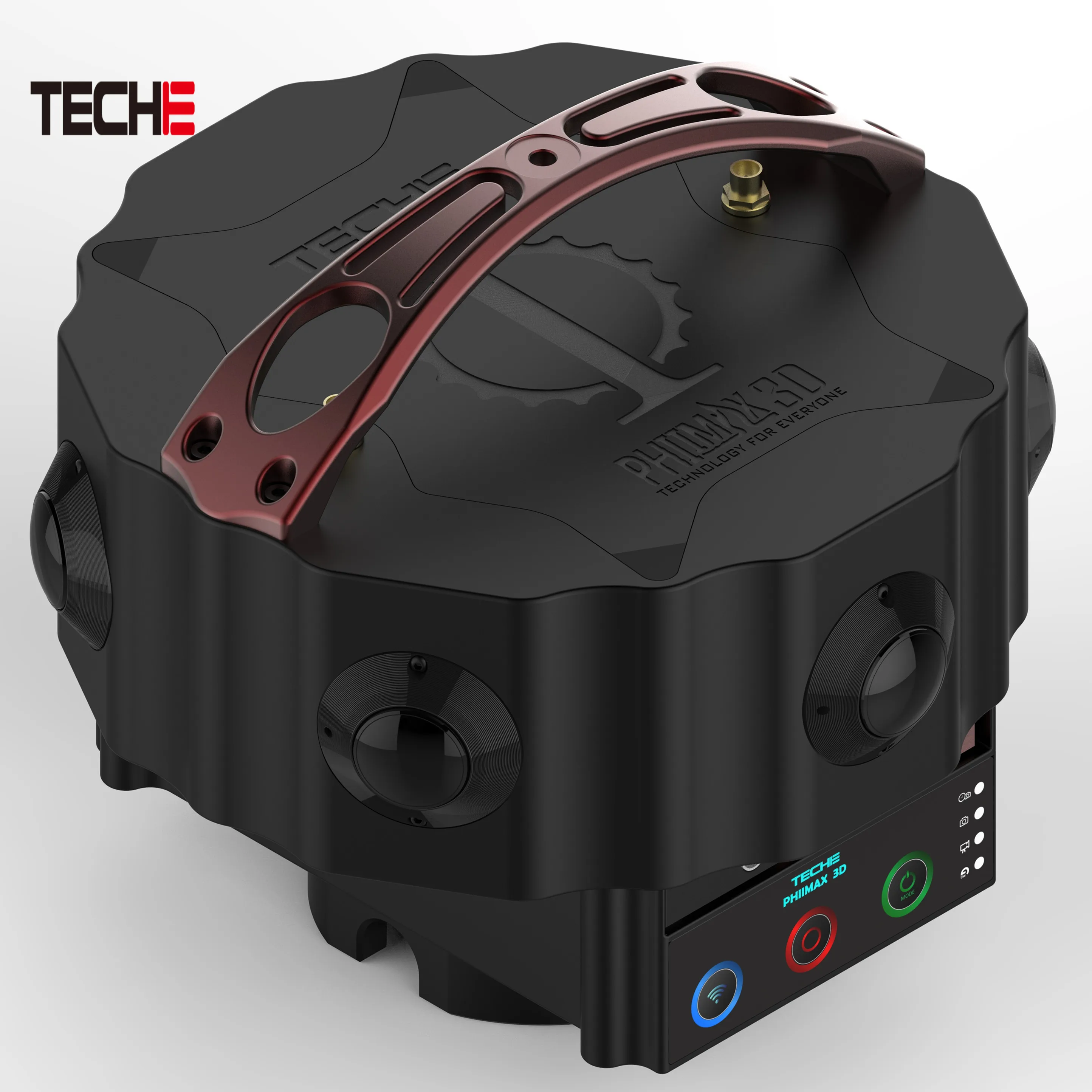 Профессиональная VR камера TECHE PHIIMAX3D 360