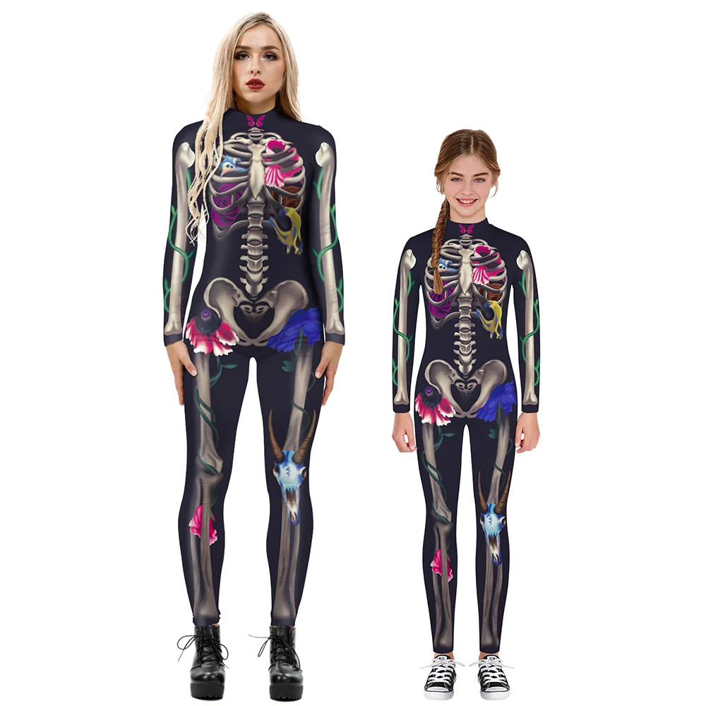 Вечерние одинаковые комплекты для семьи на Хэллоуин взрослых мужчин женщин