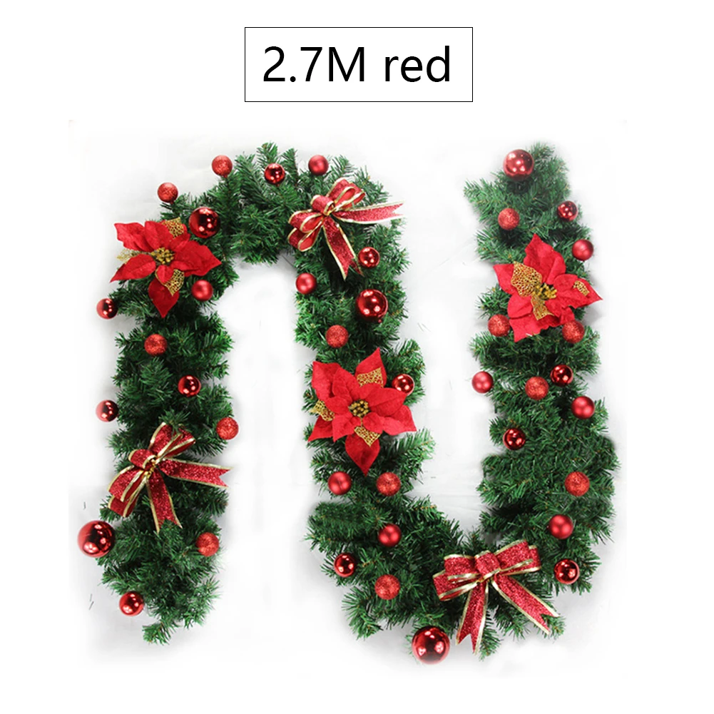 

Simulation Christmas Rattan Artificial Hanging Garland Pendant Xmas Tree Ornaments Christmas Accessories for Shop Home Decor