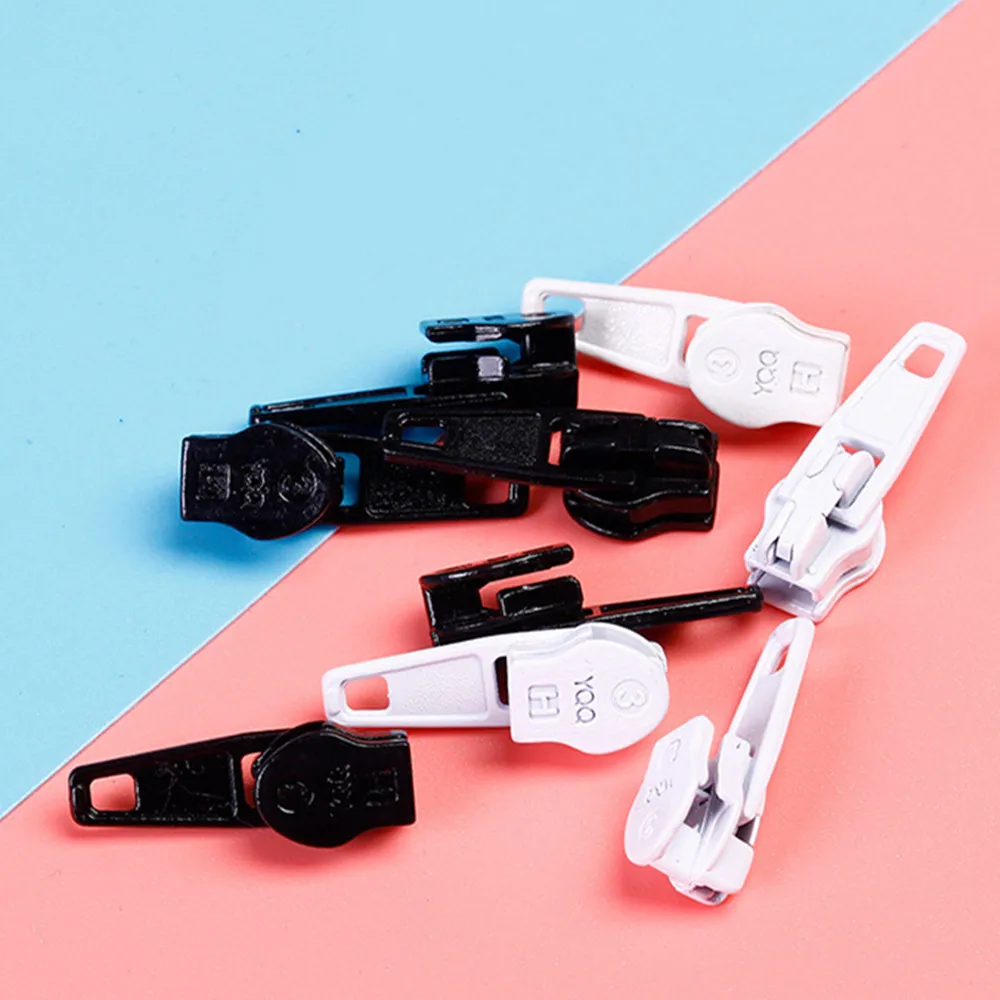 10 шт./компл. 3 # металлическая молния ползунок головка тянуть ремонт комплект