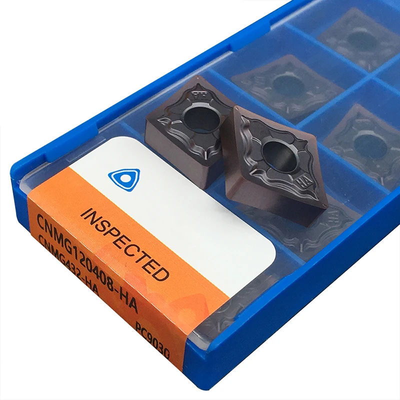 CNMG120404 CNMG120408 HA PC9030 herramienta de torneado externo, herramientas de corte de torno de alta calidad, CNMG 1204 insertos para portaherramientas MCLNR/L