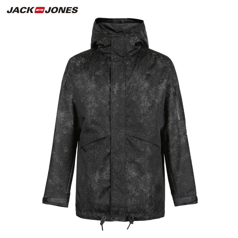 JackJones мужская куртка с капюшоном принтом Мужская одежда 218321562 |
