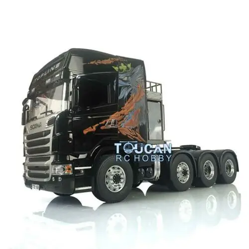 1/14 металлический шасси LESU Highline R730 8*8 Gripen для самостоятельной сборки Hercules Scania