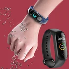 Смарт-часы M4, спортивные наручные часы для женщин, светодиодный экран, фитнес-трекер, Bluetooth водонепроницаемые часы, спортивный цифровой браслет