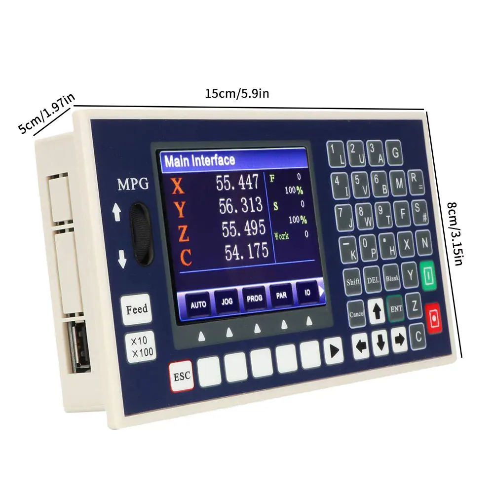 

CNC Programmable Controller TC5540H 4 Axis motion controller Servo Stepper Motor Control USB LCD Display For CNC Router