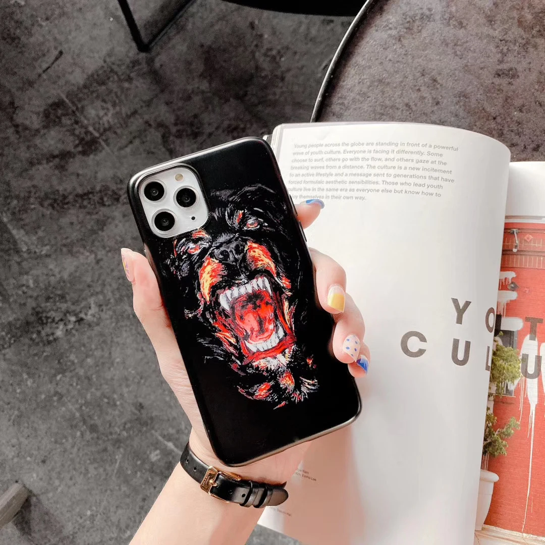Vintage Luxury Paris Shark Deer Soft Phone Case For iPhone 11 Pro Max Xr X XS 7 8 Plus AirPods 1 2 Headphone Protective | Мобильные
