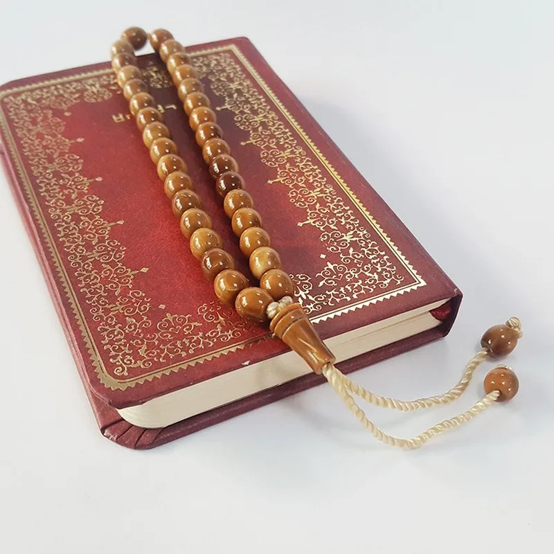Ислам ic молитвенные бусы мусульманские четки Турция ОАЭ Tasbih Kuka кулон 33 бусины