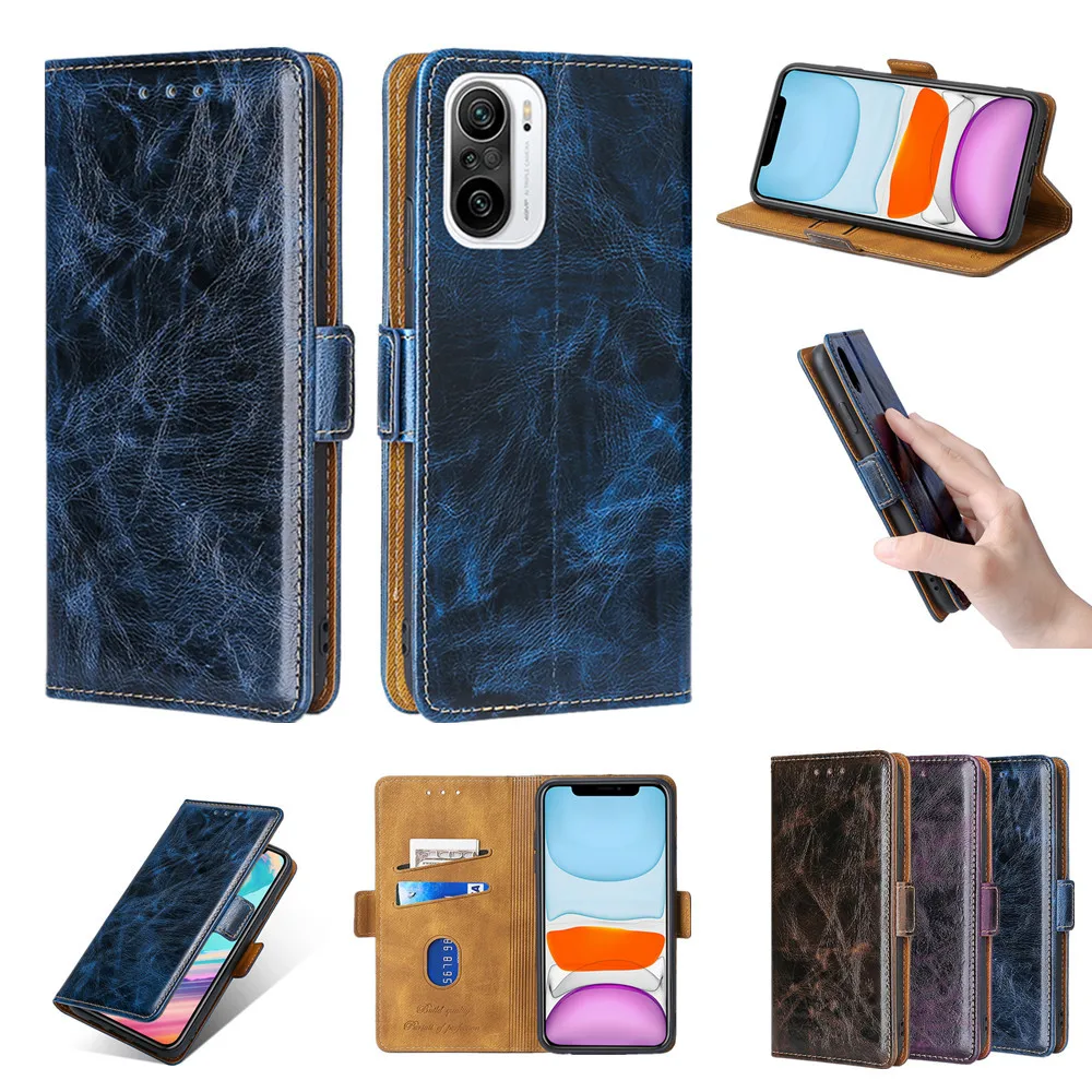 

Full Cover Phone Case for Xiaomi Redmi K30 K40 Pro 9A 9C 10X Note 10S 8T Coque Shockproof Magnetic Lock Protection Stand Fundas
