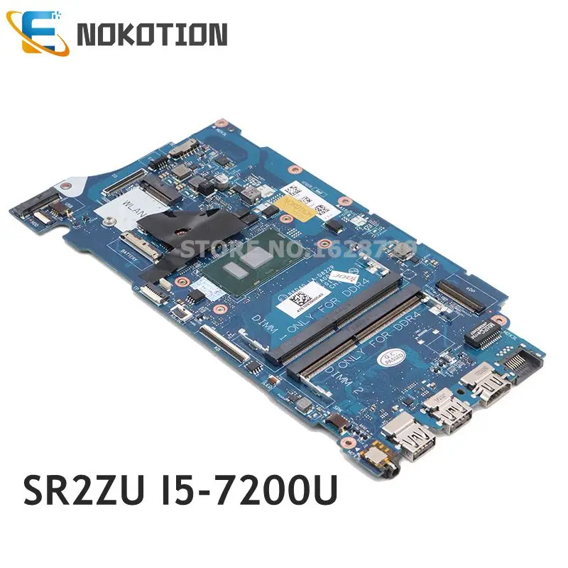Материнская плата NOKOTION BKD40 материнская для ноутбука Dell Vostro 5468 5568 SR2ZU DDR4 с
