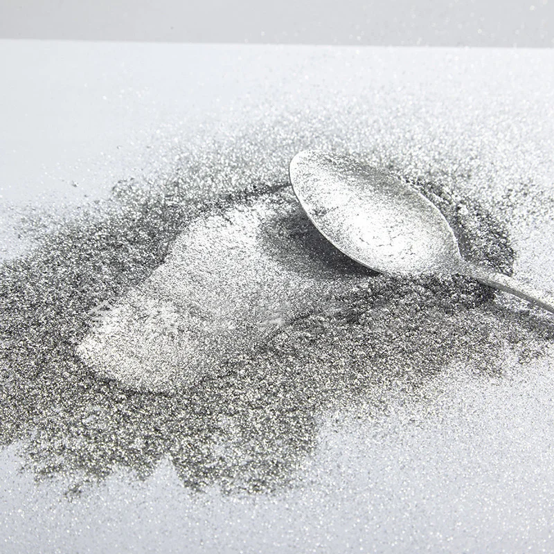 Мерцающий серебряный порошок пигмент алмазный металлический живопись обработка