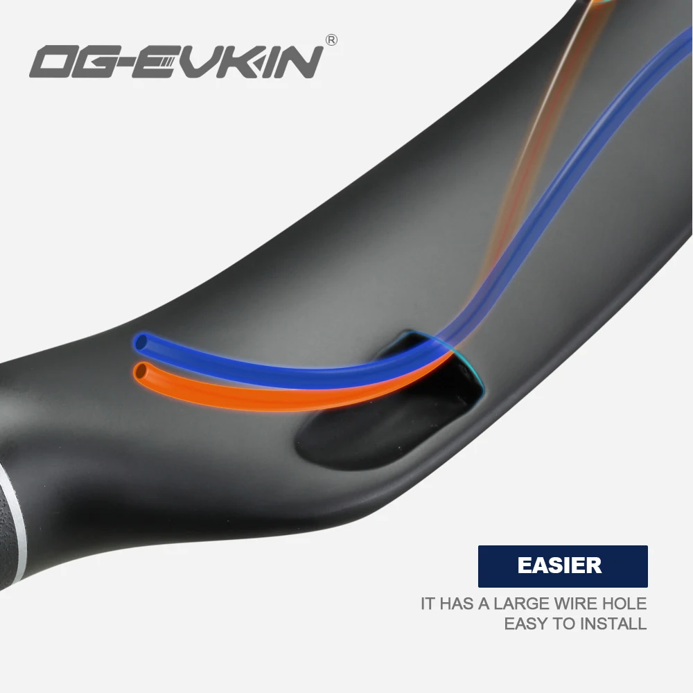 OG EVKIN HB003 Aero углеродный руль для велосипеда дорожный UD matt Di2 Drop bar 42 44 46 см