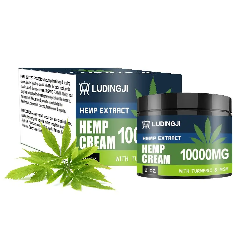 

VIBRANT GLAMOUR 60g Natural Hemp Cream Hemp Oil Cream Anti-inflammationArthritis Pain Relief Skin Care
