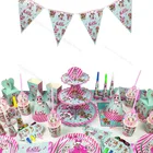 Оригинальные куклы-сюрпризы LOL, украшения для дня рождения, одноразовые тарелки, вилки, чашки, игрушки на день рождения, подарки для девочек