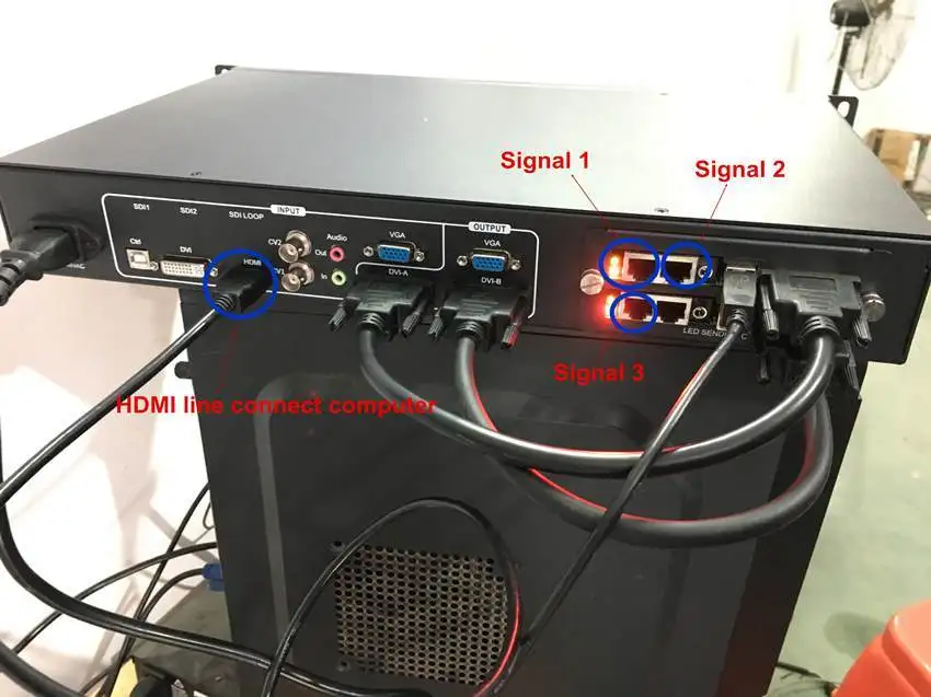 Видеопроцессор LINTEN-VP1000 с полной функцией PIP, широко используется для светодиодного экрана