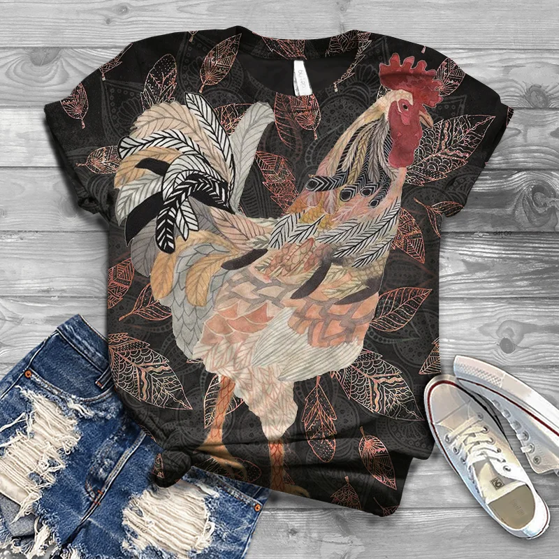 

Original T-shirt Lady 3D Fashion Comfortable Printing Short Sleeve Small Size Large Size Top O-neck T-shirt Top T-shirt 2021 Ori