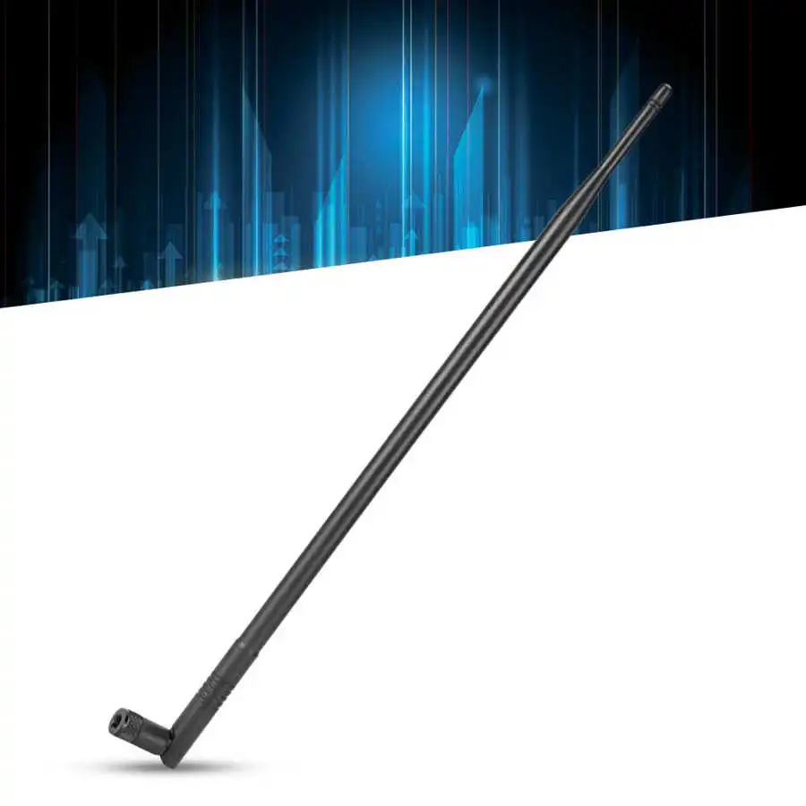 

Antenna ABS Black Compact W209 9DB Hard Rod WIFI 2.4GHz 9DBI Net Card Router High Gain Antenna Enhance Stable Signal antenna