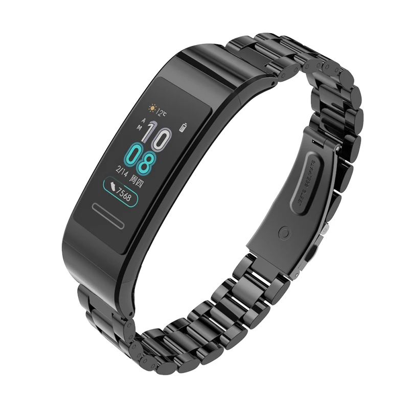 Mijobs для huawei Band 3 браслет для huawei Band 3 pro ремешок металлический ремешок для часов из нержавеющей стали умные аксессуары