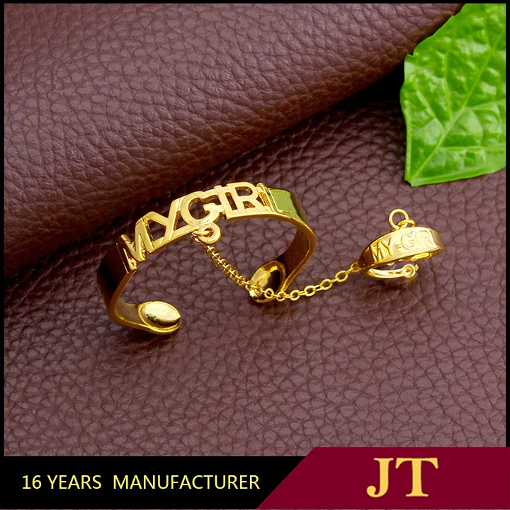 JH детский браслет с кольцом 18K золотой цвет письмо моя девочка для маленькой дочки подарок милые ювелирные изделия аксессуары