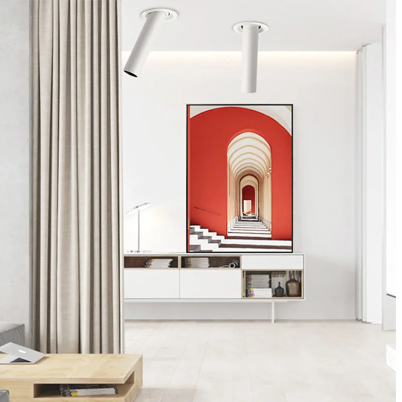 Современный светодиодный потолочный светильник 9W 12W 15W встраиваемый длиной 100 мм