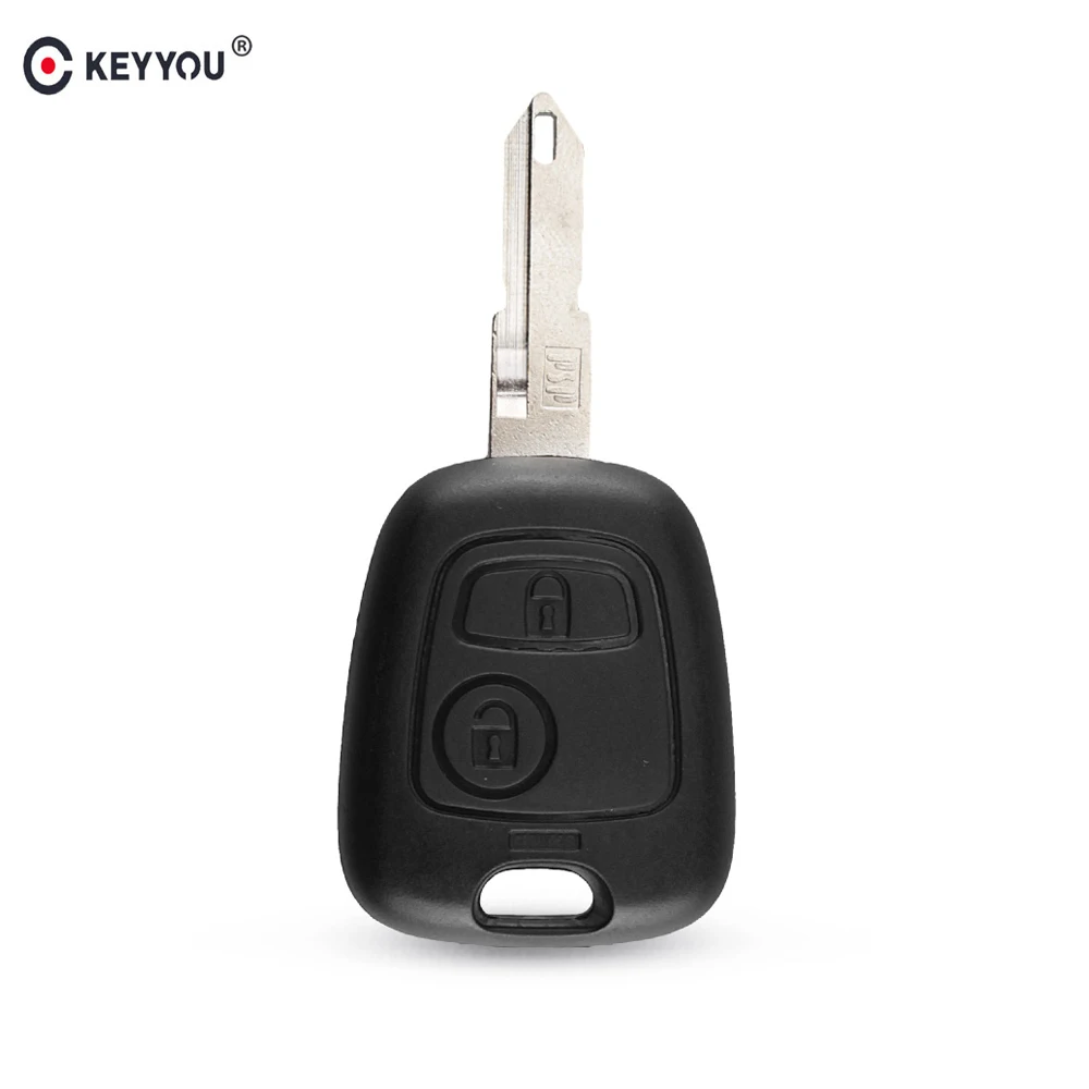 

KEYYOU 10pcs For Citroen C1 C2 C3 C4 Citroen Saxo Xsara Picasso Berlingo Key Fob Shell Case Remote 2 Buttons