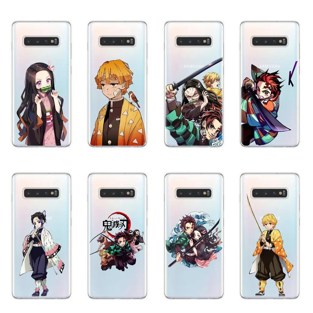 Kamado Nezuko Kimetsu no Yaiba Demon Slayer чехол для телефона Samsung S6 S7 Edge S8 S9 S10 Plus Lite S10E 5G мягкий из