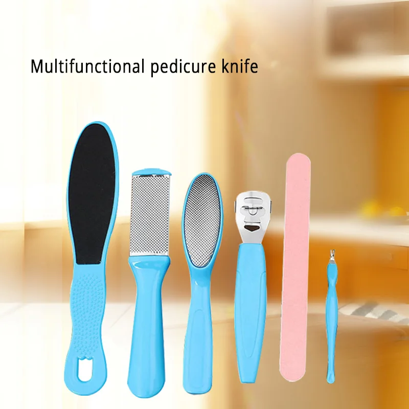 

Professional Foot Care Kit Pedicure Tools Set Stainless Steel Foot Rasp Foot Dead Skin Remover Clean Toenail Care Kit