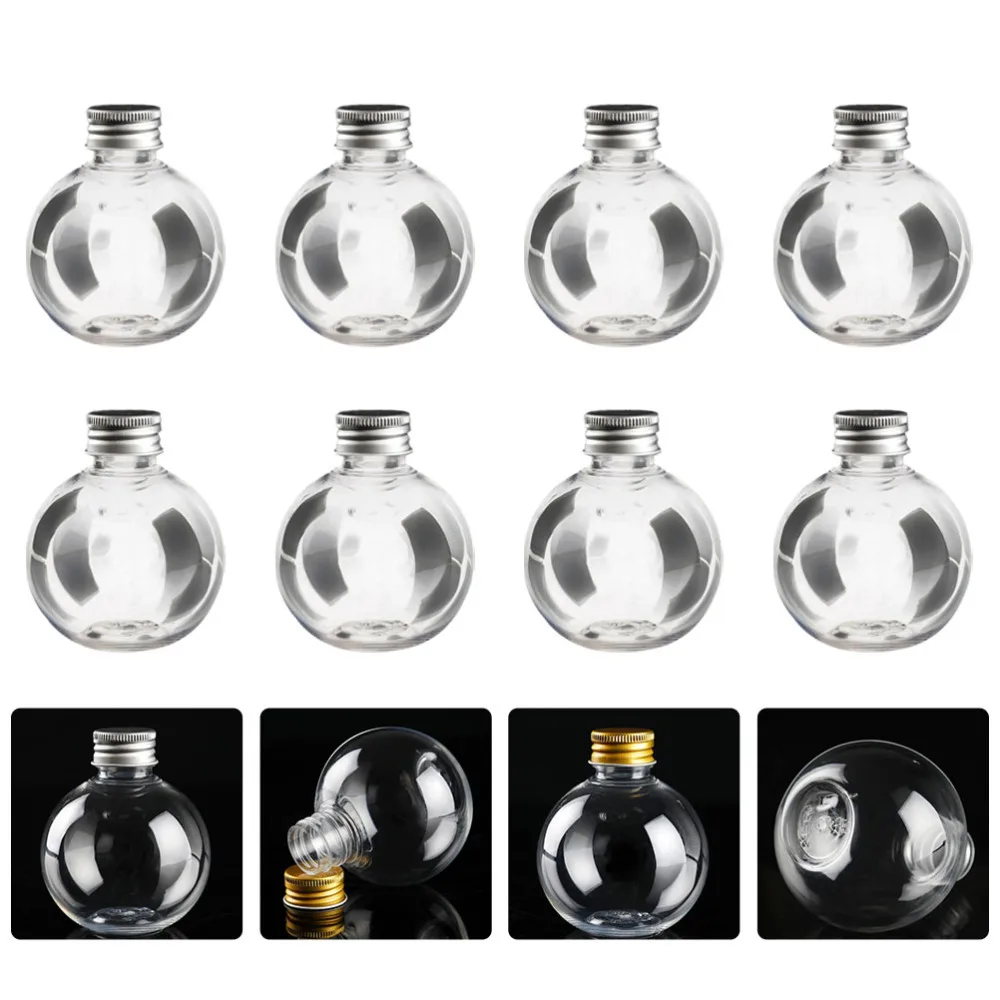

25pcs Empty Clear Bottles Leak Proof Bulb Water Bottle for Home