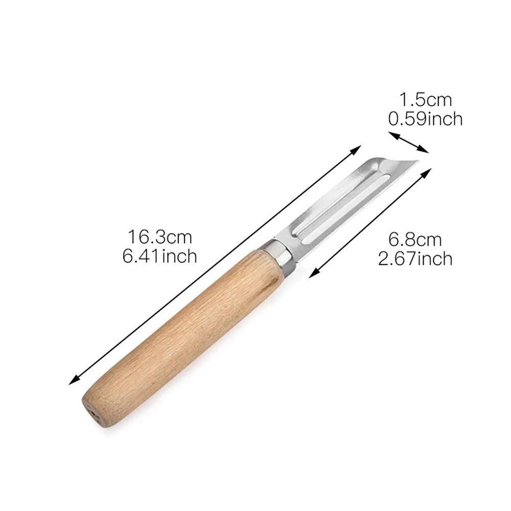 Овощечистка из нержавеющей стали для фруктов овощей нож ножа очистки моркови