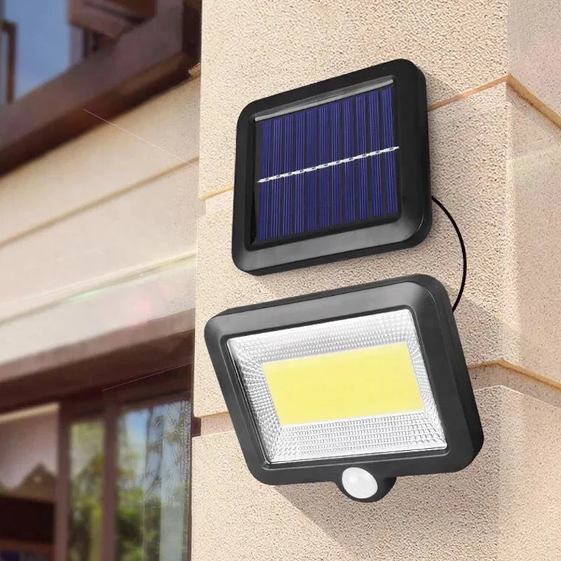 

56/100 LED Solar Light 3 modes PIR Motion Sensor Detection Wall Lamp Solar porch street Lamp Waterproof Outdoor Lighting