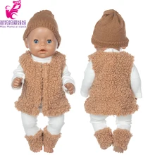 43cm Baby Doll Outfit  For 18 Inch Girl Doll Clothes Cowboy Jackets Toys Clothes