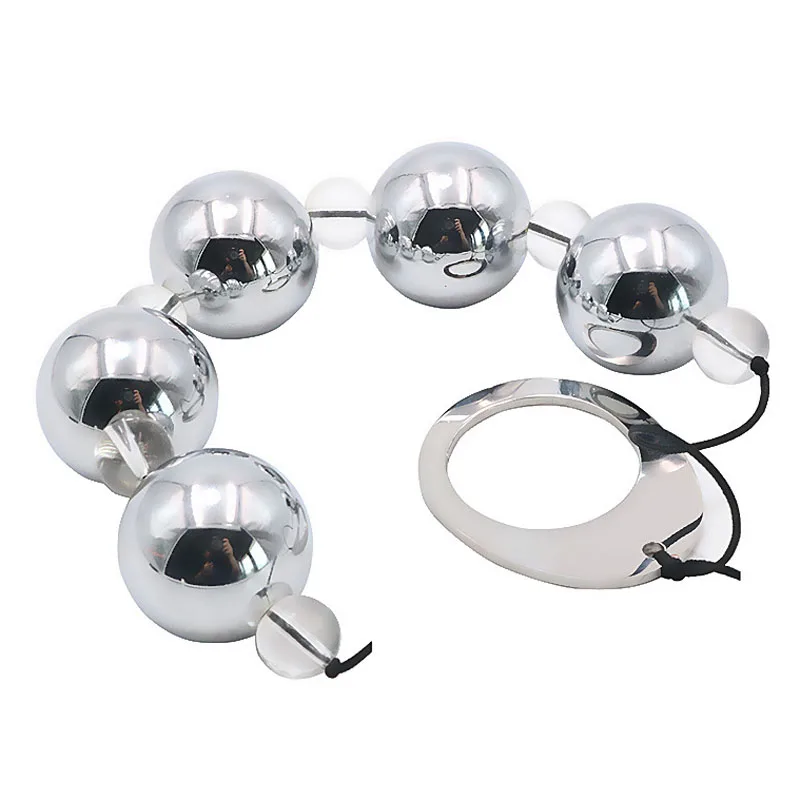 Анальные шарики из нержавеющей стали мастурбатор для взрослых стимулятор