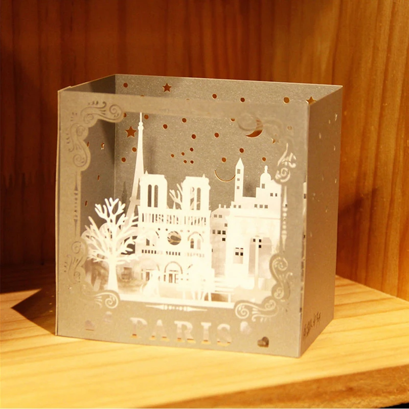 2020 новые 3D всплывающие скульптуры поздравительные открытки Рождество День