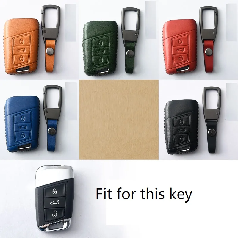 Чехол из натуральной кожи для автомобильного пульта дистанционного управления
