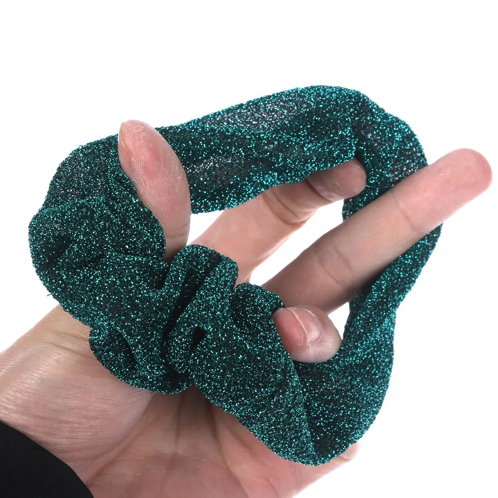 1 шт. женские резинки для волос большого размера блестящие эластичные женская