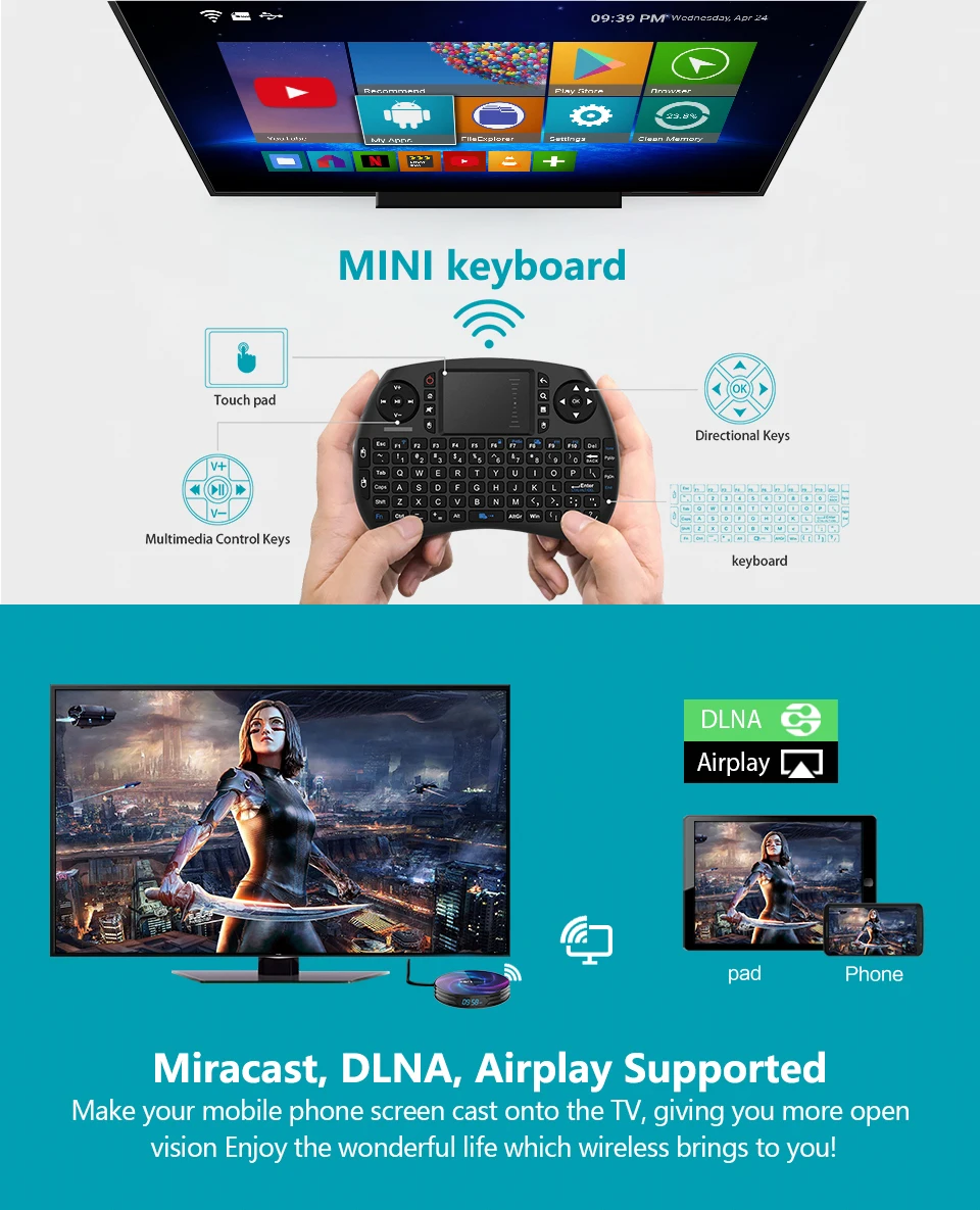 HK1 MAX Plus Восьмиядерный Android 9,0 Smart tv Box 4 Гб 128 Гб 64 ГБ 32 ГБ RK3368PRO 1080P H.265 4K youtube Netflix HK1MAX телеприставка