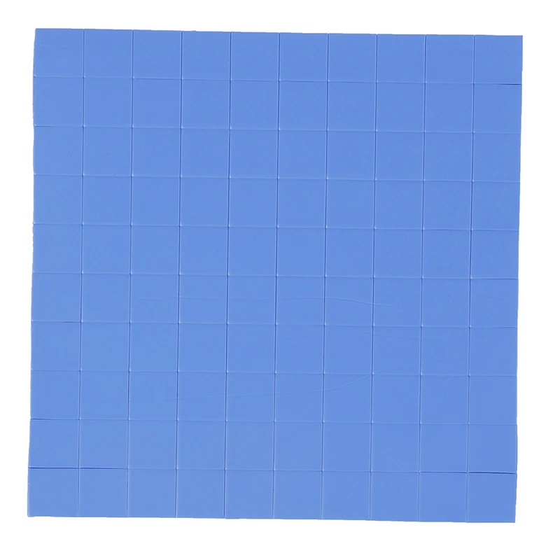 

100pcs Thermal Pad GPU CPU Heatsink Cooling Conductive Silicone Pad 10mm*10mm*1mm