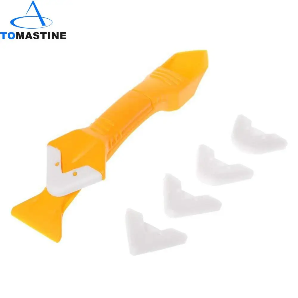 Черный/Желтый силиконовый герметик расширитель шпатель для дома кухонный