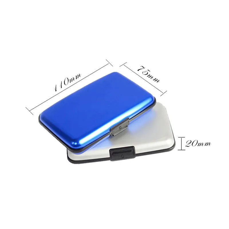 Брендовый кошелек кожаный держатель для кредитных карт RFID мужской