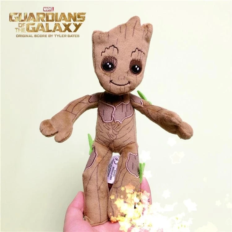 

Free Shipping Guardians Galaxy Groot Tree Man plush Toy Gif Home Bedroom Deco