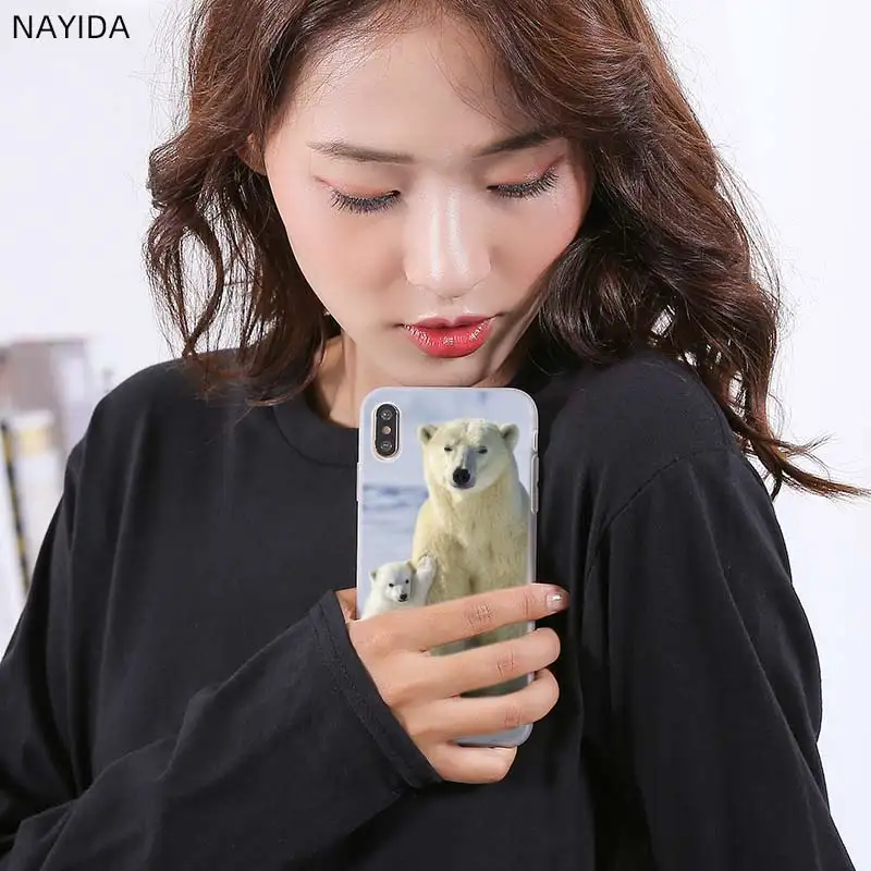 Чехлы для телефонов с милым полярным медведем huawei p20 P8 P9 P10 p30 Lite 2017 Plus P 20 30 Pro Smart Z 2019