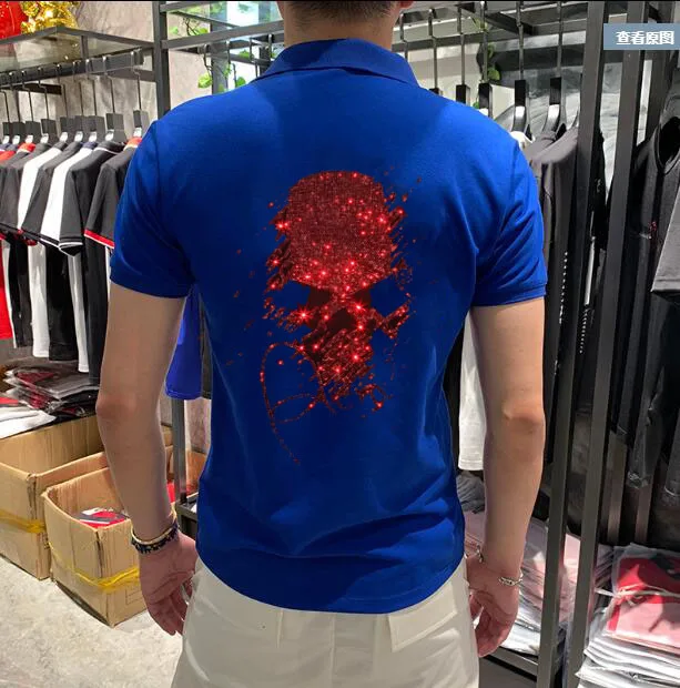 Мужская Летняя хлопковая Футболка-поло с коротким рукавом | одежда