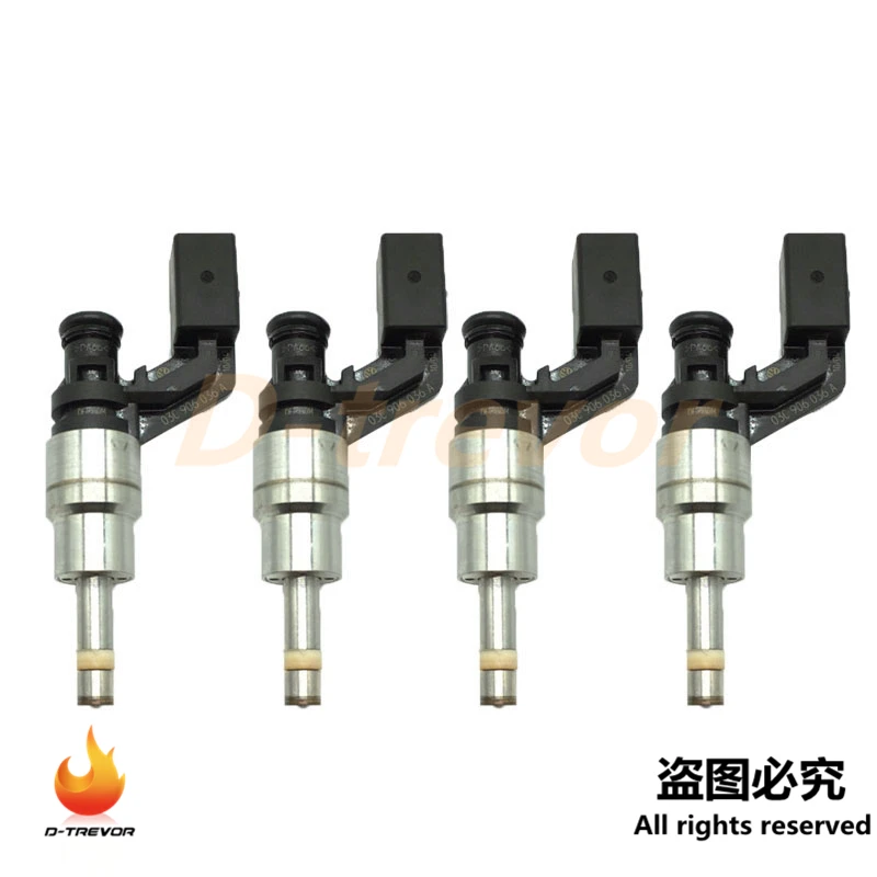 

4pcs OEM 03C906036A Fuel injectors nozzle For Audi A3 1.6 FSI Skoda Octavia VW EOS Jetta 0261500016