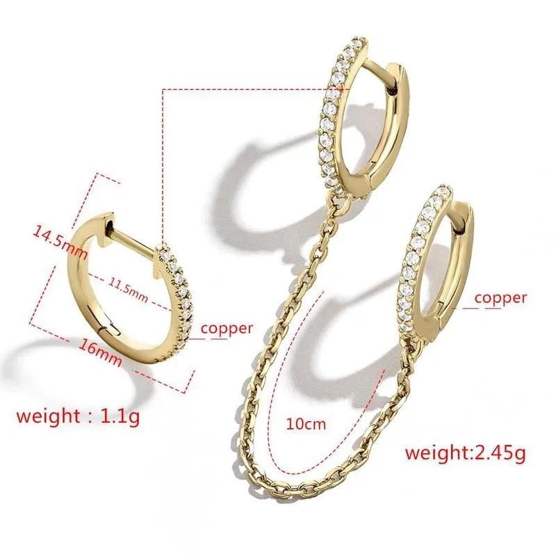 Модные Винтажные богемные серьги-кольца для пирсинга с двумя отверстиями ушей