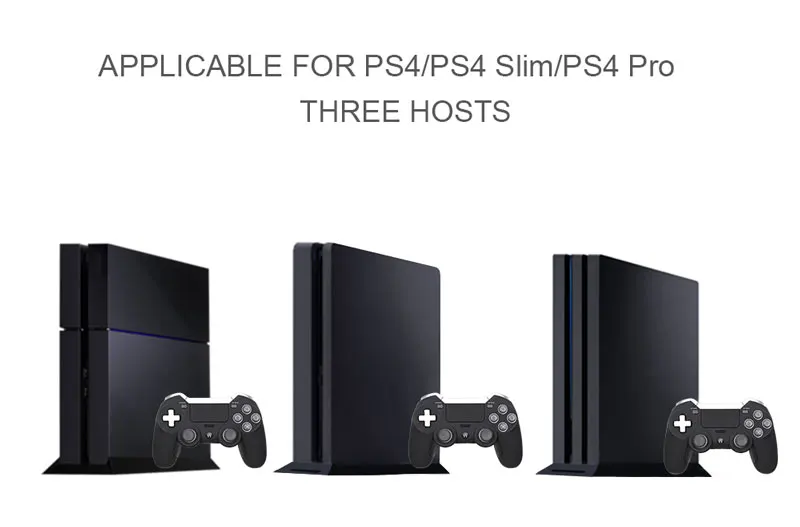 Поддержка Bluetooth Беспроводной игрового контроллера геймпад для PS4 двойной