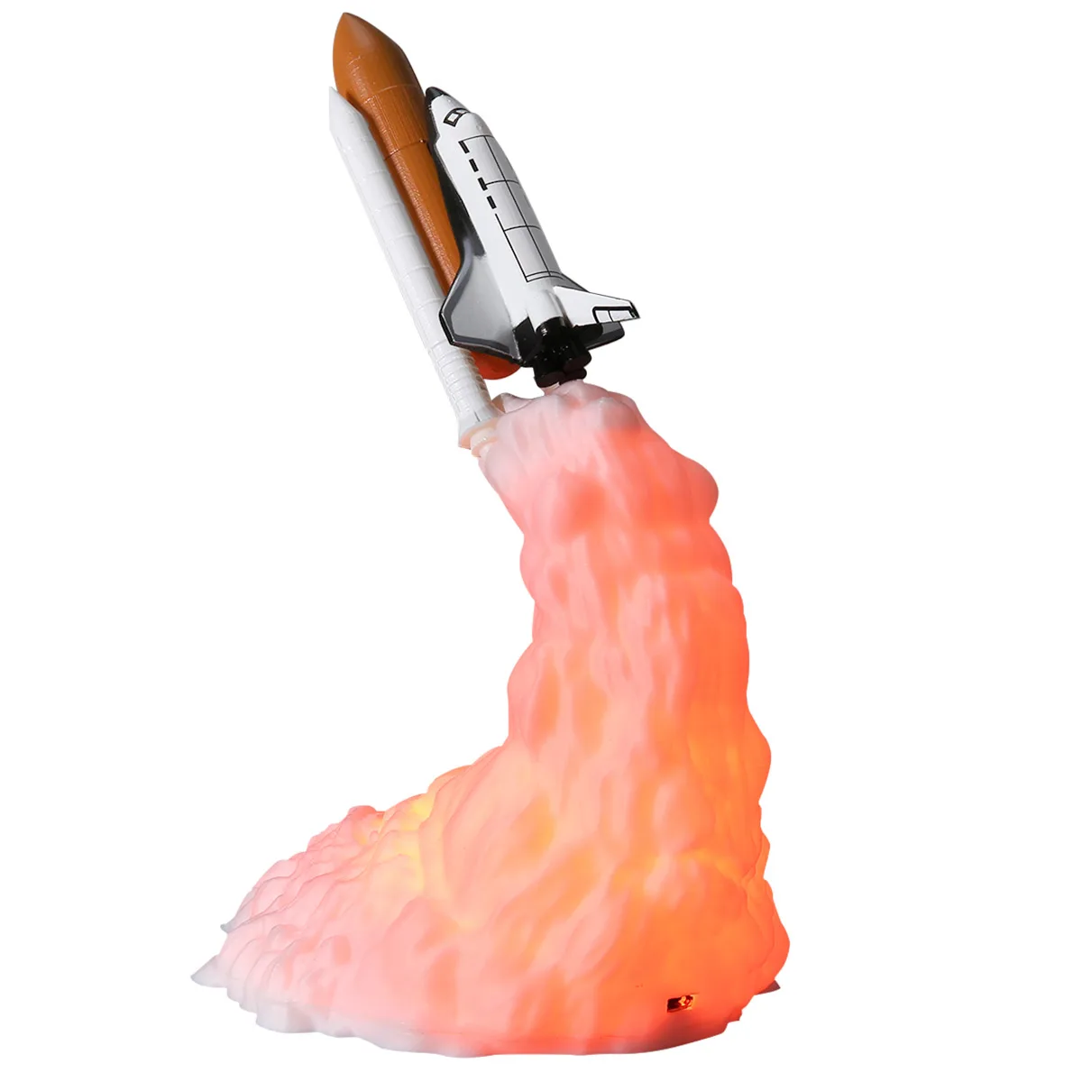 Finether 3D принт ночник Космический Шаттл лампа детский USB Перезаряжаемый