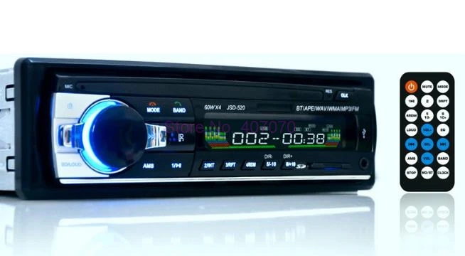 Автомагнитола jsd 520 30 шт. 12 В Bluetooth FM радио MP3 аудио плеер USB / SD AUX APE/FLAC для