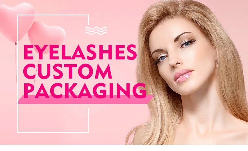 20pcs/lot Empty Lashes Paper Boxes Custom Mink Eyelashes Packaging