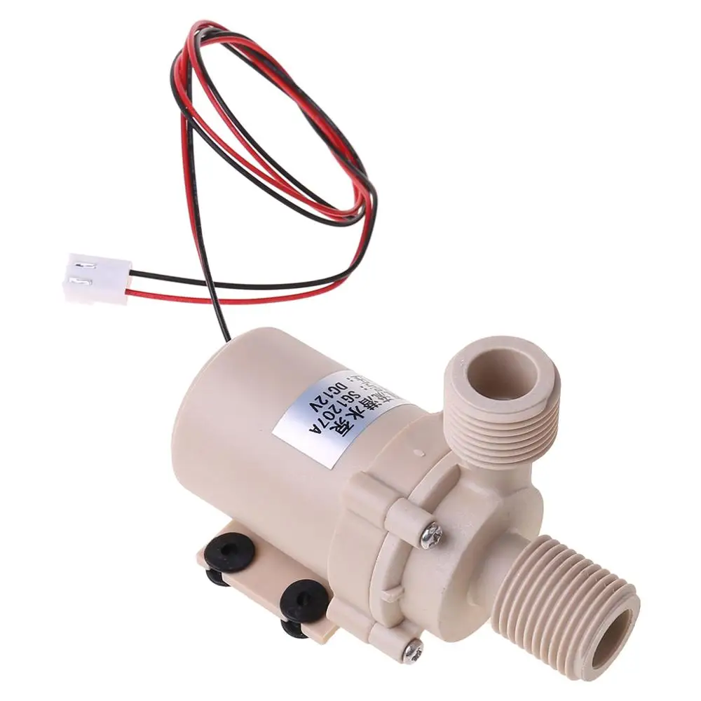 DC 12V Солнечный погружной насос горячей/охлаждающей воды циркуляция 212 градусов F бесщеточный двигатель