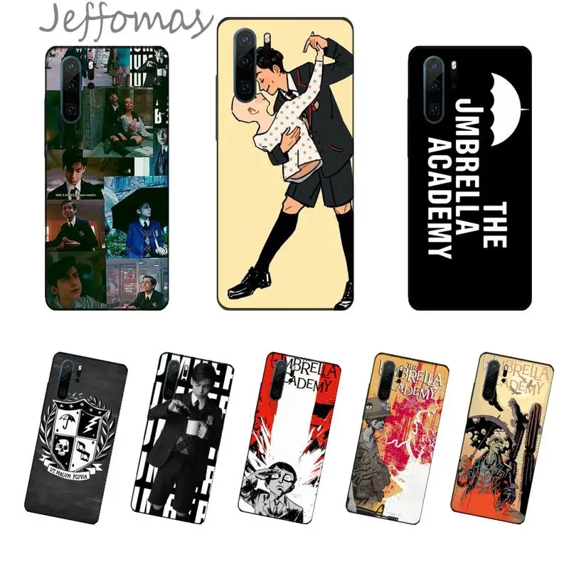 Новый ТВ Зонт Академия плакат чехол для телефона Huawei P9 P10 P20 P30 Pro Lite smart Mate 10 20 Y5 Y6 Y7