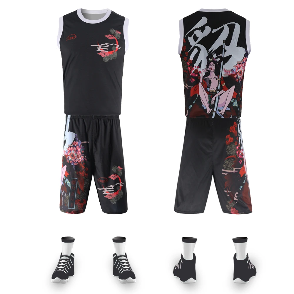 

SUOTF Red beauty chinese style training suit retro basketball jerseys team sports scottie pippen t-shirt basketball sport men